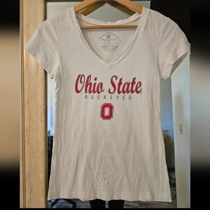 Ohio State Buckeyes Women's White T-Shirt